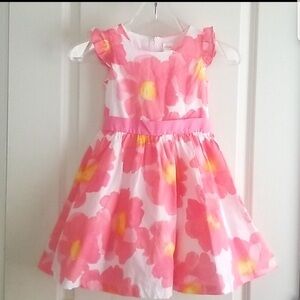 Gymboree Girls Dress Watercolor Poppies